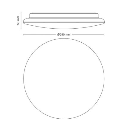 Philips - Plafonnier LED MOIRE LED/10W/230V 2700K Ø 24 cm