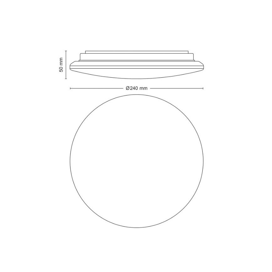 Philips - Plafonnier LED MOIRE LED/10W/230V 2700K Ø 24 cm