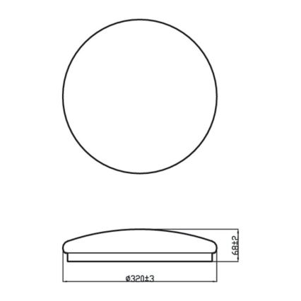 Philips - Plafonnier LED MOIRE LED/17W/230V