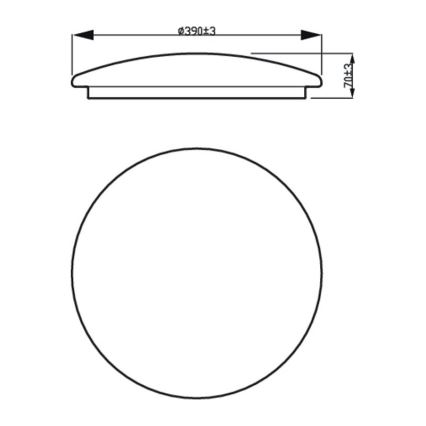 Philips - Plafonnier LED MOIRE LED/20W/230V 2700K