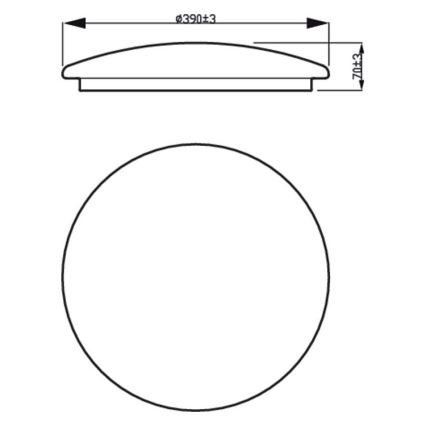 Philips - Plafonnier LED MOIRE LED/20W/230V 4000K