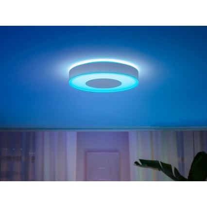 Philips - Plafonnier LED RGB à intensité variable Hue INFUSE LED/52,5W/230V 2000-6500K Ø 425 mm blanc