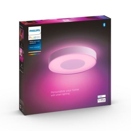 Philips - Plafonnier LED RGB à intensité variable Hue INFUSE LED/52,5W/230V 2000-6500K Ø 425 mm blanc