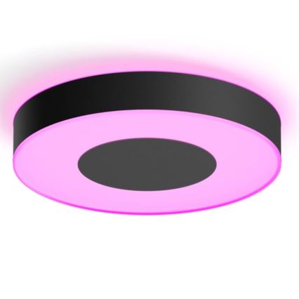 Philips - Plafonnier LED RVB à intensité variable Hue INFUSE LED/52,5W/230V 2000-6500K d. 425 mm noir