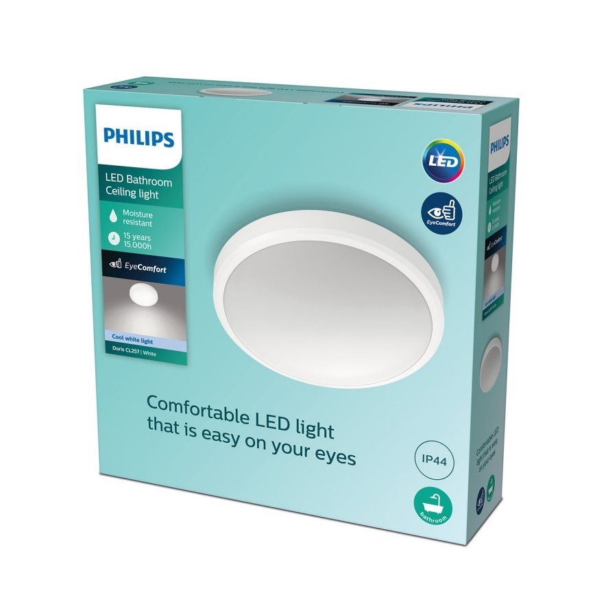 Philips - Plafonnier LED salle de bain LED/17W/230V 4000K IP44