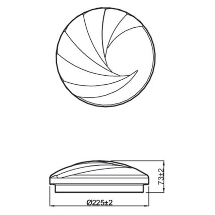 Philips - Plafonnier LED SHORE LED/6W/230V