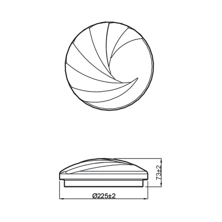 Philips - Plafonnier LED SHORE LED/6W/230V