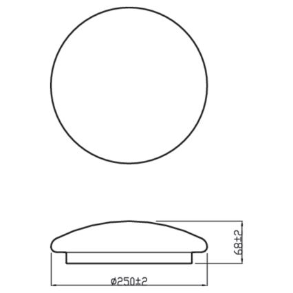 Philips - Plafonnier MOIRE CL200 LED/10W/230V