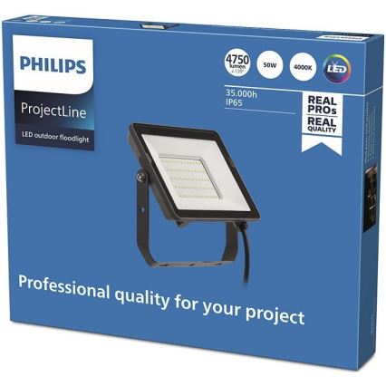Philips - Projecteur d'extérieur LED PROJECTLINE LED/150W/230V IP65 4000K