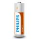 Philips R6L4B/10 - 4 pc Batterie au chlorure de zinc AA LONGLIFE 1,5V
