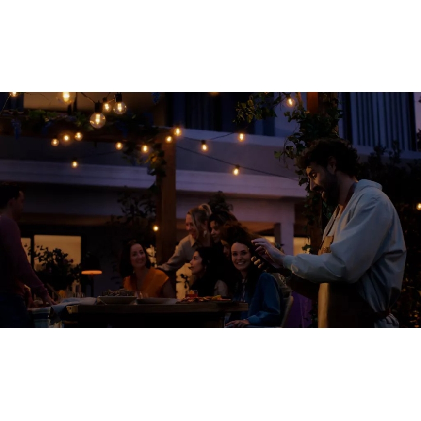 Philips - Guirlande d'extérieur extensible et dimmable à LED RGBW Hue FESTAVIA 20xLED 14m IP65