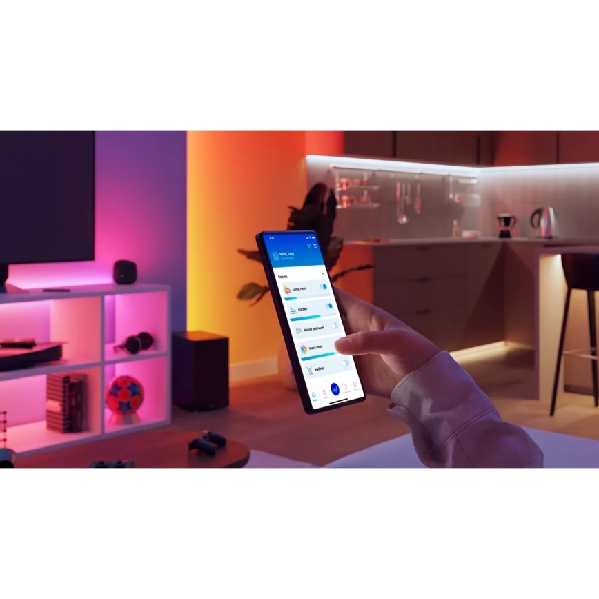 Philips - Ruban LED RGB dimmable SMART STRIP 5 m LED/7 W/230 V 2200-6500 K Wi-Fi