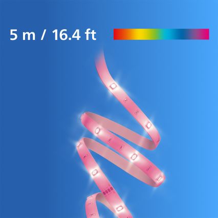 Philips - Ruban LED RGB dimmable SMART STRIP 5 m LED/7 W/230 V 2200-6500 K Wi-Fi