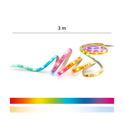 Philips - Ruban LED RGBIC dimmable SMART STRIP 3m LED/13W/230V 2700-6500K Wi-Fi