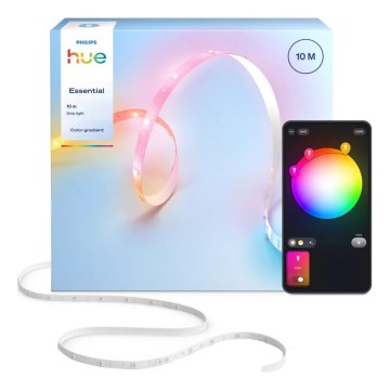 Philips - Ruban LED RGBW dimmable Hue ESSENTIAL White And Color Ambiance 10m LED/27,2W/230V 2200-6500K