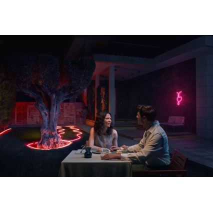 Philips - Ruban LED RGBW dimmable d'extérieur Hue NEON 5m LED/30W/230V 2200-6500K IP67 + capteur de mouvement
