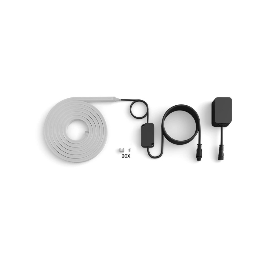 Philips - Ruban LED RGBW dimmable d'extérieur Hue NEON 5m LED/30W/230V 2200-6500K IP67 + capteur de mouvement