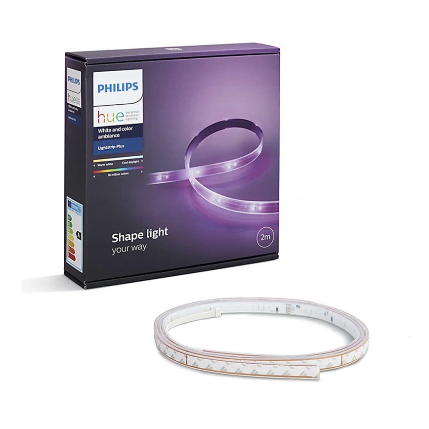 Philips - Ruban LED RVB à intensité variable Hue LIGHTSTRIP 2m