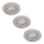 Philips - SET 3x Spot à intensité variable LED salle de bain LED/5W/230V 2700K IP65