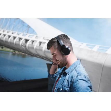 Philips SHB3075BK/00 - Écouteurs sans fil avec Bluetooth BASS noir