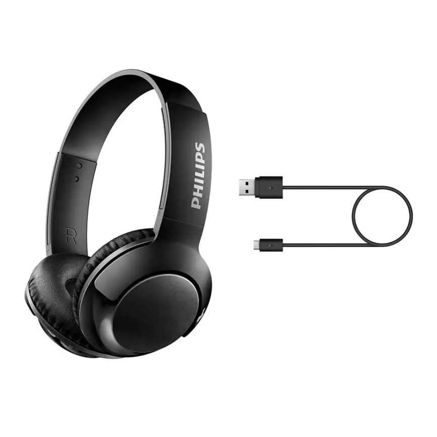Philips SHB3075BK/00 - Écouteurs sans fil avec Bluetooth BASS noir