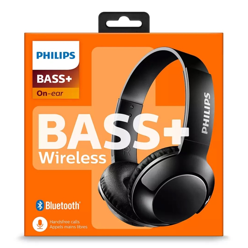 Philips SHB3075BK/00 - Écouteurs sans fil avec Bluetooth BASS noir