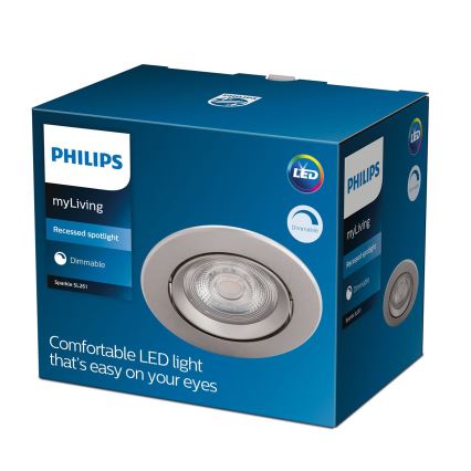 Philips - Spot à intensité variable LED encastrable LED/5W/230V 2700K