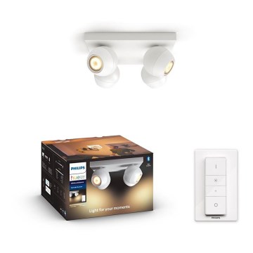 Philips - Spot à intensité variable LED Hue BUCKRAM 4xGU10/5W/230V