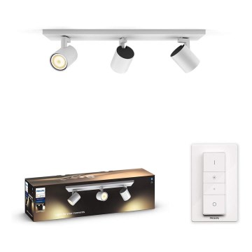 Philips - Spot à intensité variable LED Hue RUNNER 3xGU10/5W/230V + télécommande