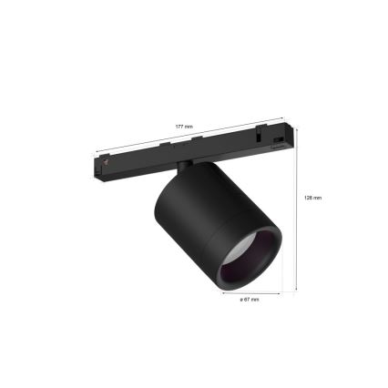 Philips - LED RGB Spot à intensité variable pour système de rail Hue PERIFO LED/5,2W/24V 2000-6500K