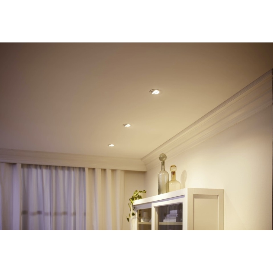 Philips - Spot encastrable à intensité variable IMPALA Warm Glow 1xLED/6W/230V 2200K-2700K