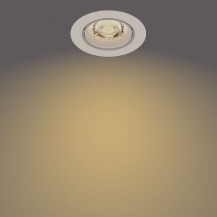 Philips - Spot encastrable à intensité variable IMPALA Warm Glow 1xLED/6W/230V 2200K-2700K