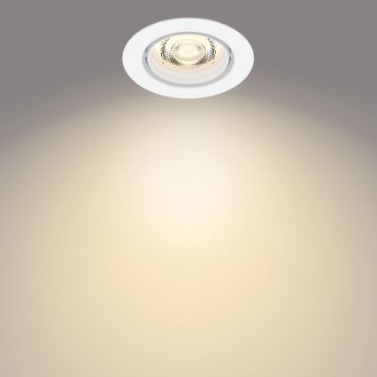 Philips - Spot encastrable à intensité variable IMPALA Warm Glow 1xLED/6W/230V 2200K-2700K