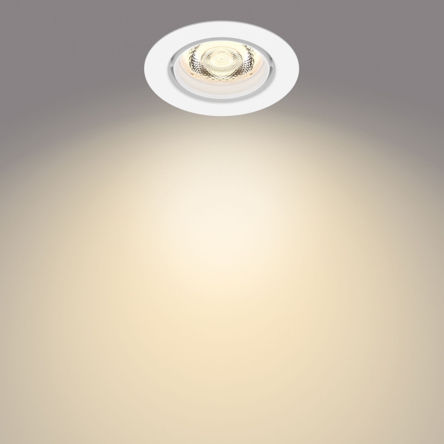Philips - Spot encastrable à intensité variable IMPALA Warm Glow 1xLED/6W/230V 2200K-2700K