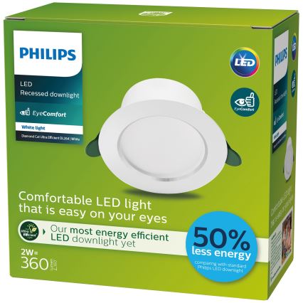 Philips - Spot encastrable LED/2W/230V 3000K