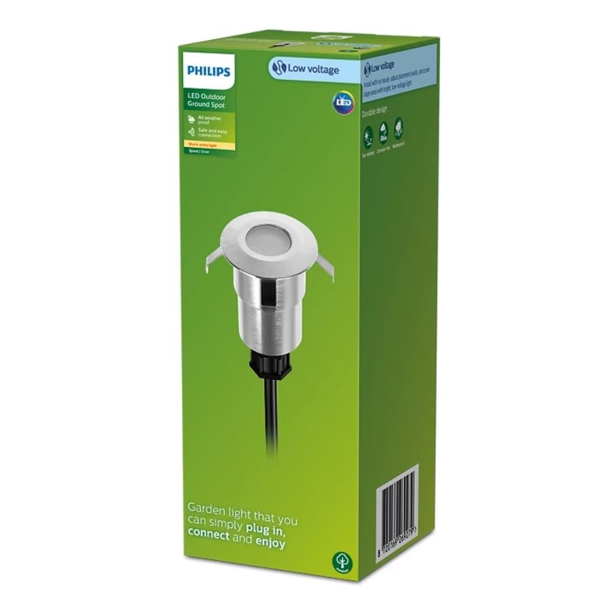 Philips - Spot encastrable extérieur SPORE LED/1W/24V IP67