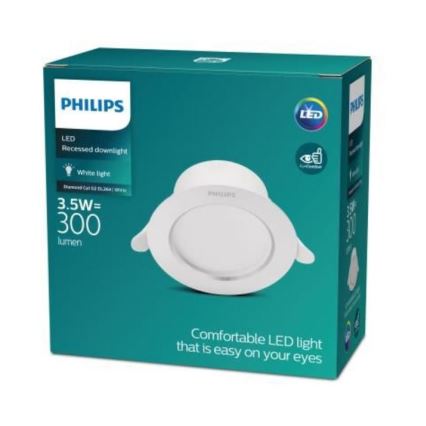 Philips - Spot encastrable LED LED/3,5W/230V 3000K