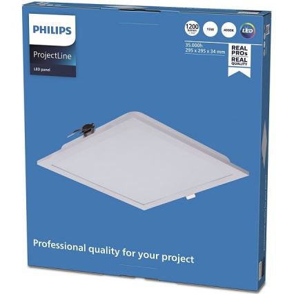 Philips - Spot encastrable LED PROJECTLINE LED/15W/230V 29,5x29,5 cm