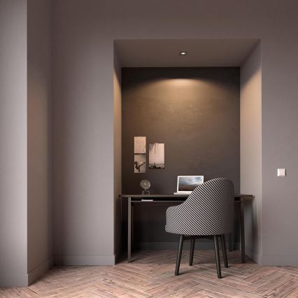 Philips - Spot LED encastré RGBW dimmable DONEGAL 1xGU10/4,8W/230V + télécommande