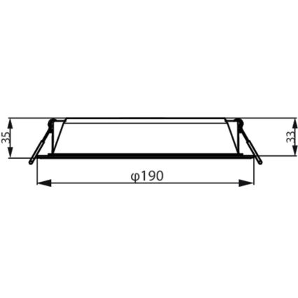 Philips - Spot encastrable MESON LED/20W/230V 4000K