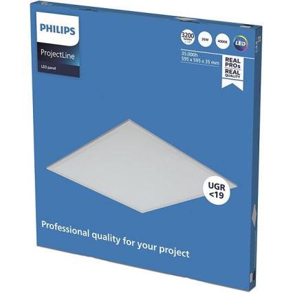 Philips - Spot encastrable PROJECTLINE LED/36W/230V 59,5x59,5 cm