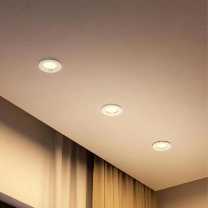 Philips - Spot encastré LED RGBW dimmable PERIDOT 1xGU10/6,5W/230V 2700-6500K blanc