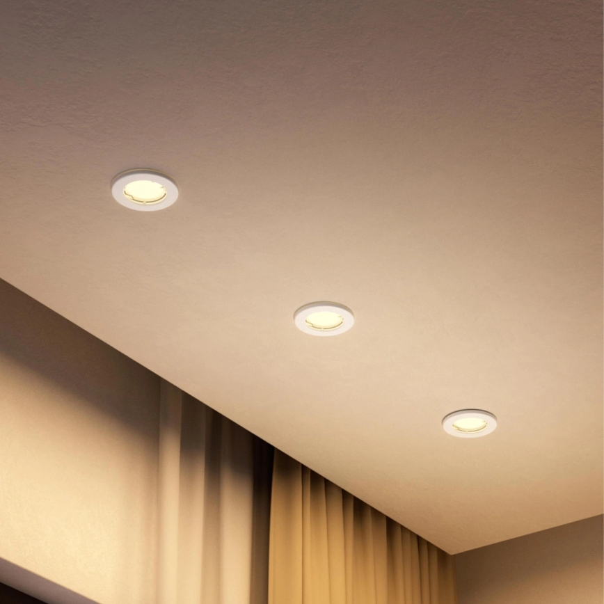 Philips - Spot encastré LED RGBW dimmable PERIDOT 1xGU10/6,5W/230V 2700-6500K blanc