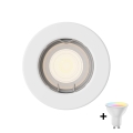 Philips - Spot encastré LED RGBW dimmable PERIDOT 1xGU10/6,5W/230V blanc + télécommande