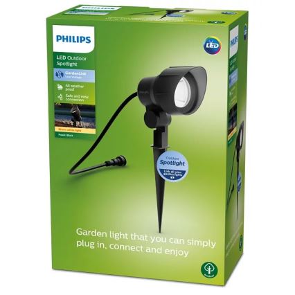 Philips - Spot extérieur LED/6W/12V 2700K IP44