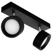 Philips - Spot LED 2xLED/5,5W/230V noir