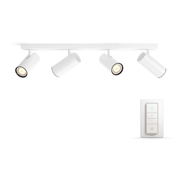Philips - Spot LED à intensité variable Hue BURATTO 4xGU10/5,5W