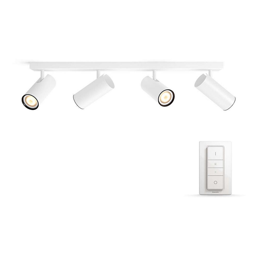 Philips - Spot LED à intensité variable Hue BURATTO 4xGU10/5,5W