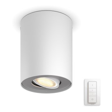 Philips - Spot LED à intensité variable Hue PILLAR 1xGU10/5,5W + télécommande