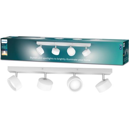 Philips - Spot LED 4xLED/5,5W/230V blanc